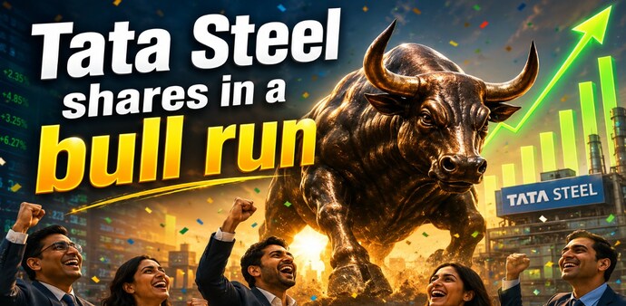 Tata Steel shares have risen 19% in 2026 and gained 25% in six months. Pic source: (AI image for representational purposes) Tata Steel shares have risen 19% in 2026 and gained 25% in six months. Pic source: (AI image for representational purposes)