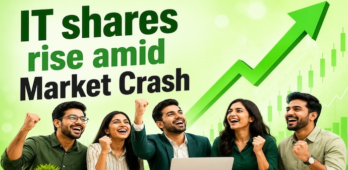 This is the second straight session of gains for the IT stocks amid a correction in the broader market. Pic source: (AI image for representational purposes) This is the second straight session of gains for the IT stocks amid a correction in the broader market. Pic source: (AI image for representational purposes)