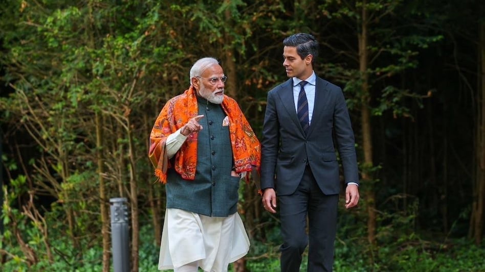 PM Modi with Dutch PM Rob Jetten PM Modi with Dutch PM Rob Jetten