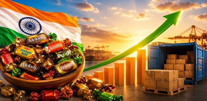 India’s toffee exports jump 166%, says Piyush Goyal (Pic: AI generated) India’s toffee exports jump 166%, says Piyush Goyal (Pic: AI generated)
