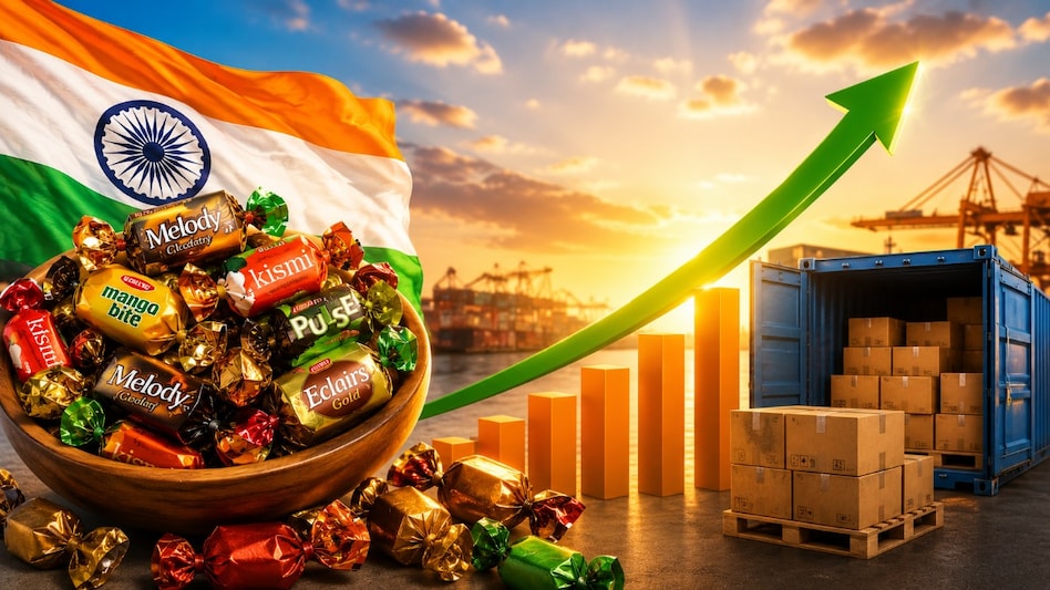 India’s toffee exports jump 166%, says Piyush Goyal (Pic: AI generated) India’s toffee exports jump 166%, says Piyush Goyal (Pic: AI generated)