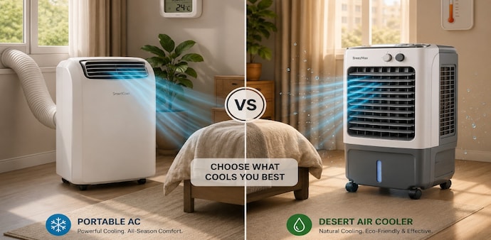 Humid or dry, budget or powerful: How to pick between a portable AC and an air cooler Humid or dry, budget or powerful: How to pick between a portable AC and an air cooler