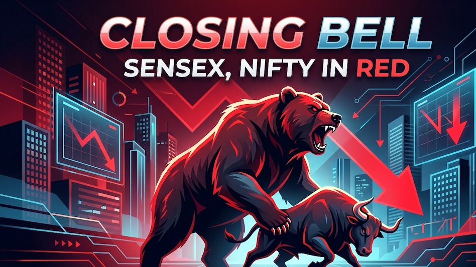 At close, the Sensex declined 135.03 points, or 0.18 per cent, to close at 75,183.36, falling 762 points from day’s high. (Image: AI generated) At close, the Sensex declined 135.03 points, or 0.18 per cent, to close at 75,183.36, falling 762 points from day’s high. (Image: AI generated)