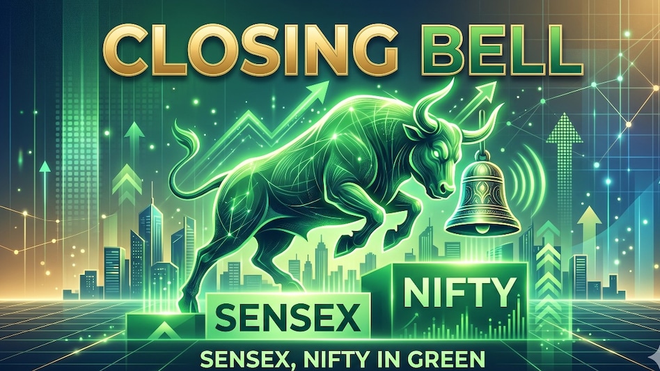 At close, the Sensex jumped 231.99 points, or 0.31 per cent, to close at 75,415.35, while the Nifty gained 64.60 points, or 0.27 per cent, to settle at 23,719.30. (Image: AI generated) At close, the Sensex jumped 231.99 points, or 0.31 per cent, to close at 75,415.35, while the Nifty gained 64.60 points, or 0.27 per cent, to settle at 23,719.30. (Image: AI generated)
