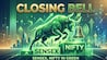 BT Closing Bell | Sensex settles 232 pts higher, Nifty above 23,700; Trent shares up 3% At close, the Sensex jumped 231.99 points, or 0.31 per cent, to close at 75,415.35, while the Nifty gained 64.60 points, or 0.27 per cent, to settle at 23,719.30. (Image: AI generated)