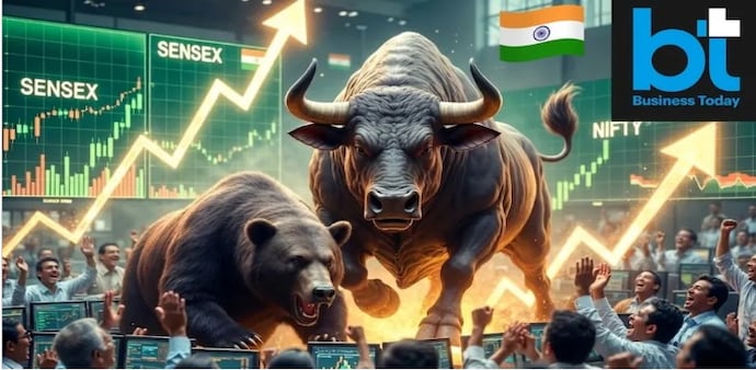 Market today: For now, investors welcomed the developments in West Asia and the resultant drop in crude oil prices below the $95-a-barrel mark. (AI-generated image for representational purposes only) Market today: For now, investors welcomed the developments in West Asia and the resultant drop in crude oil prices below the $95-a-barrel mark. (AI-generated image for representational purposes only)