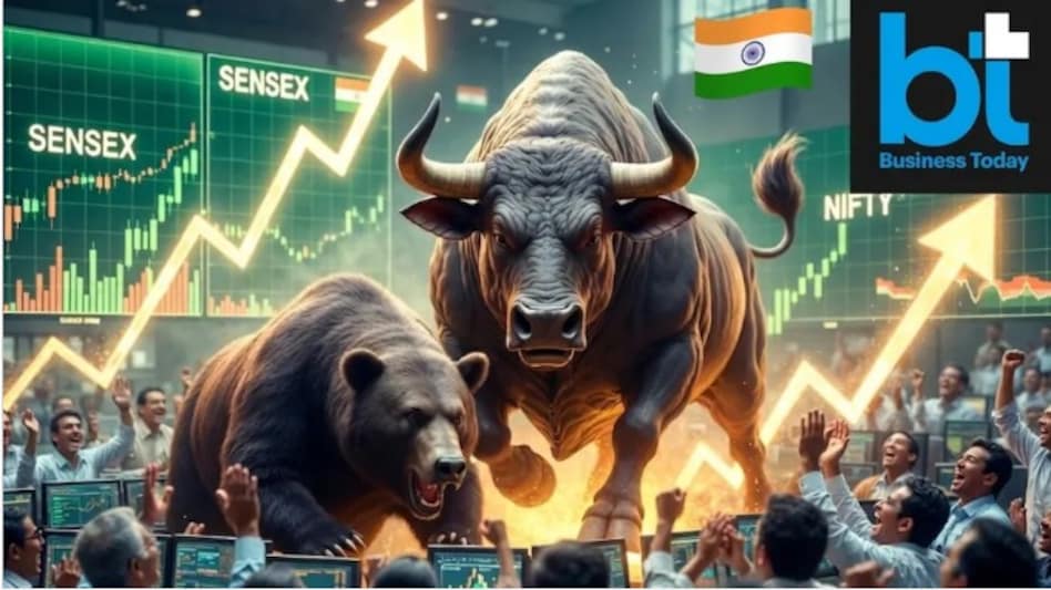 Market today: For now, investors welcomed the developments in West Asia and the resultant drop in crude oil prices below the $95-a-barrel mark. (AI-generated image for representational purposes only) Market today: For now, investors welcomed the developments in West Asia and the resultant drop in crude oil prices below the $95-a-barrel mark. (AI-generated image for representational purposes only)