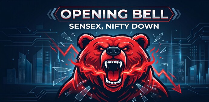 In the previous session on Monday, the Sensex jumped 1,073.61 points, or 1.42%, to settle at 76,488.96, while the Nifty surged 312.40 points, or 1.32%, to close at 24,031.70. (Image: AI generated) In the previous session on Monday, the Sensex jumped 1,073.61 points, or 1.42%, to settle at 76,488.96, while the Nifty surged 312.40 points, or 1.32%, to close at 24,031.70. (Image: AI generated)