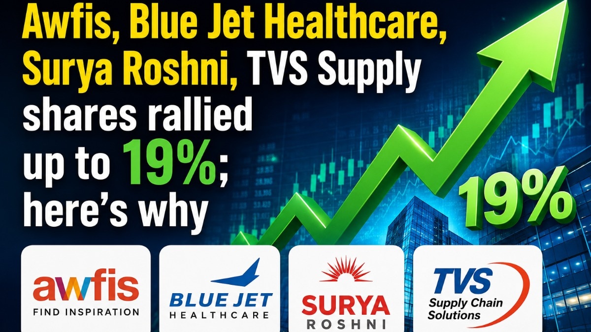 Blue Jet Healthcare shares advanced 6.73 per cent to Rs 515, as Blue Jet’s Q4 Ebitda was 20 per cent ahead of analyst estimates. (AI-generated image for representational purpose only; ChatGPT)