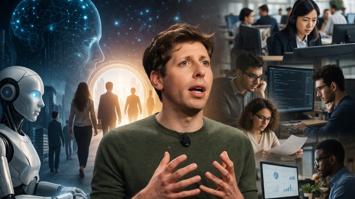 AI will not replace 'human part' ⁠of employment says OpenAI CEO Sam Altman 
