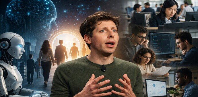 OpenAI CEO Sam Altman said that AI will not lead the global "jobs apocalypse.” OpenAI CEO Sam Altman said that AI will not lead the global "jobs apocalypse.”
