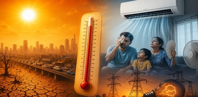According to the report, UHI intensity across Indian cities ranges from 2°C to 10°C, significantly increasing heat stress in densely populated areas. According to the report, UHI intensity across Indian cities ranges from 2°C to 10°C, significantly increasing heat stress in densely populated areas.