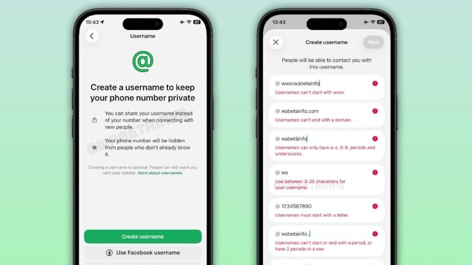 Here’s a guide on how you can create WhatsApp usernames once it's rolled out. Here’s a guide on how you can create WhatsApp usernames once it's rolled out.