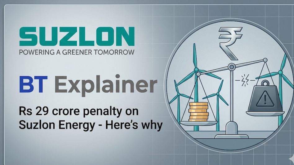 Suzlon later transferred its stake in SGSL to another subsidiary, booking yet another profit of Rs 829.78 crore on the very same asset base, it noted. (Image: AI generated / Suzlon logo) Suzlon later transferred its stake in SGSL to another subsidiary, booking yet another profit of Rs 829.78 crore on the very same asset base, it noted. (Image: AI generated / Suzlon logo)