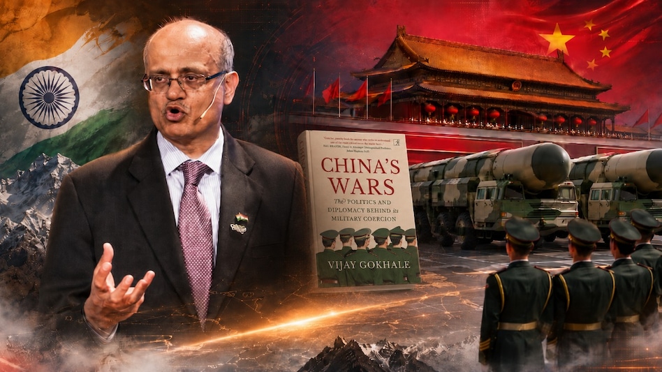 Vijay Gokhale, former foreign secretary, has come up with a new book - China's Wars (AI generated) Vijay Gokhale, former foreign secretary, has come up with a new book - China's Wars (AI generated)