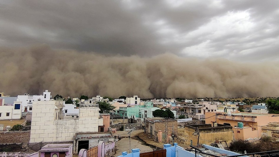 Sandstorms typically originate in the arid regions of Rajasthan, especially during the hot pre-monsoon months of April, May and June. Sandstorms typically originate in the arid regions of Rajasthan, especially during the hot pre-monsoon months of April, May and June.