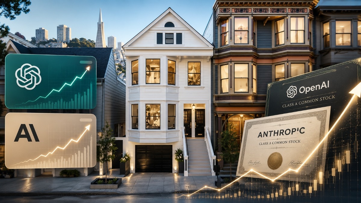 This $3 million San Francisco home seller will accept Anthropic, OpenAI stock (AI generated)