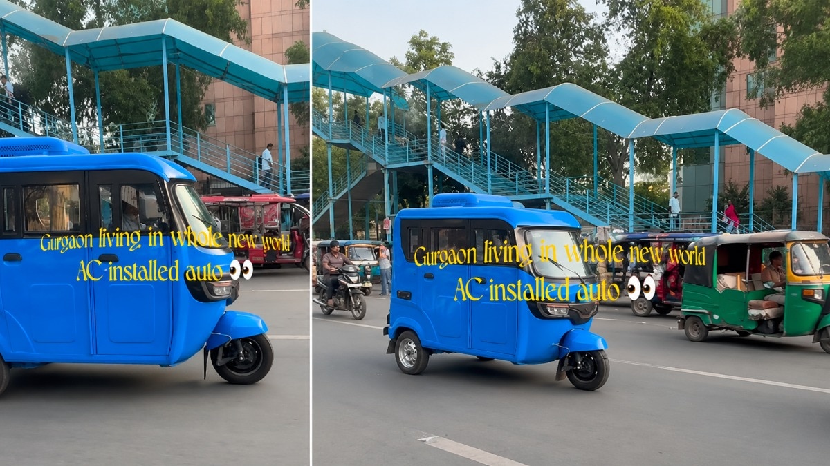 Too hot outside? Gurugram's AC auto is winning the internet this summer