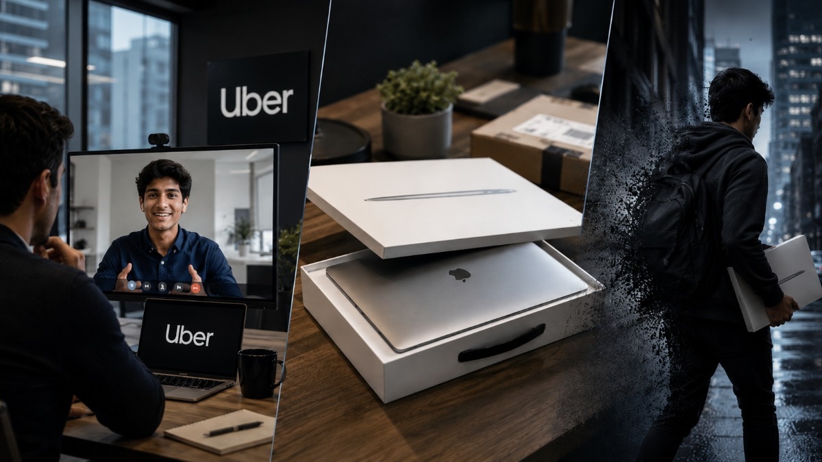 Uber recruiter says candidate disappeared before Day 1 (Pic: AI generated)