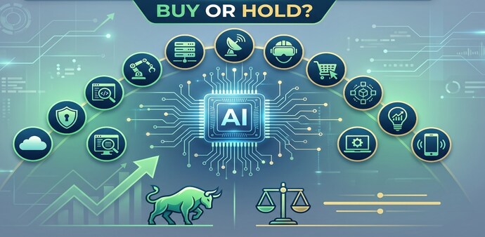 Wipro Ltd remained a ‘Hold’ with a target of Rs 221, while LTIMindtree Ltd (LTM) is also rated ‘Hold’ with a target of Rs 4,746. (Image: AI generated) Wipro Ltd remained a ‘Hold’ with a target of Rs 221, while LTIMindtree Ltd (LTM) is also rated ‘Hold’ with a target of Rs 4,746. (Image: AI generated)