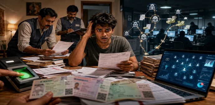 According to GST records, Ankush was the proprietor of a firm called R K Enterprises. (AI generated image) According to GST records, Ankush was the proprietor of a firm called R K Enterprises. (AI generated image)