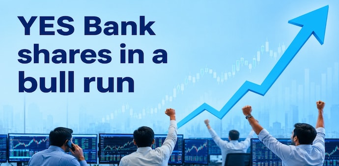YES Bank stock has gained 33% from the 52-week low of Rs 17.19 reached on March 30, 2026. Pic source: (AI generated pic for representational purposes) YES Bank stock has gained 33% from the 52-week low of Rs 17.19 reached on March 30, 2026. Pic source: (AI generated pic for representational purposes)