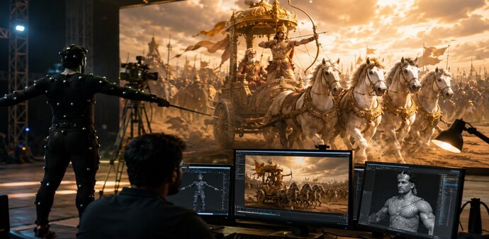 The company is reportedly working on additional AI-powered projects, including television series Makaraj, a feature film titled Hanuman and several short-form dramas. The company is reportedly working on additional AI-powered projects, including television series Makaraj, a feature film titled Hanuman and several short-form dramas.