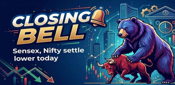 Among sectoral indices, the BSE Commodities index slipped 0.94% to end at 8,563.40, while the BSE IT index declined 0.79% to settle at 28,234.76. (Image: AI generated) Among sectoral indices, the BSE Commodities index slipped 0.94% to end at 8,563.40, while the BSE IT index declined 0.79% to settle at 28,234.76. (Image: AI generated)