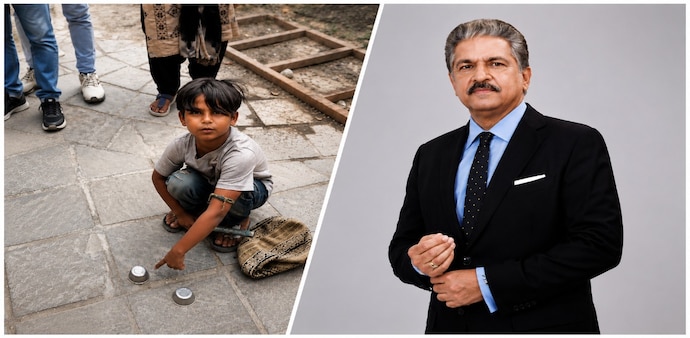 Mahindra praised the child’s talent and expressed a desire to support Mahindra praised the child’s talent and expressed a desire to support