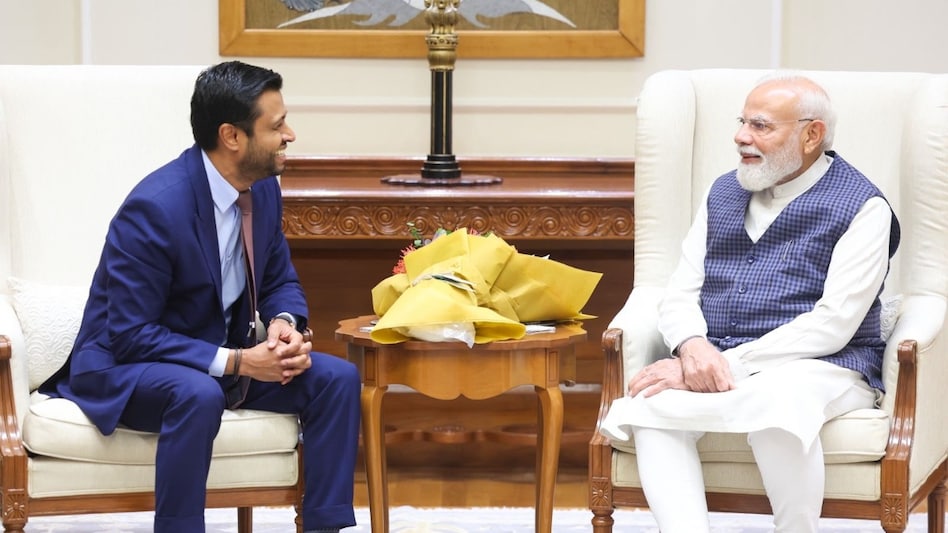AirTrunk founder and CEO Robin Khuda meets PM Modi AirTrunk founder and CEO Robin Khuda meets PM Modi