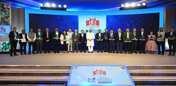 Thirteen sector leaders, alongside L&T Finance, ONGC and Mahindra & Mahindra, were honoured at the summit, which also hosted discussions on climate finance, energy security and sustainable AI. Thirteen sector leaders, alongside L&T Finance, ONGC and Mahindra & Mahindra, were honoured at the summit, which also hosted discussions on climate finance, energy security and sustainable AI.