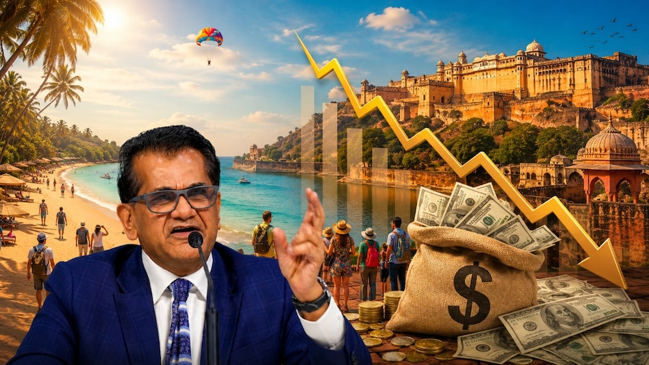 Amitabh Kant flags India's absence from global tourism marketing (AI generated) Amitabh Kant flags India's absence from global tourism marketing (AI generated)