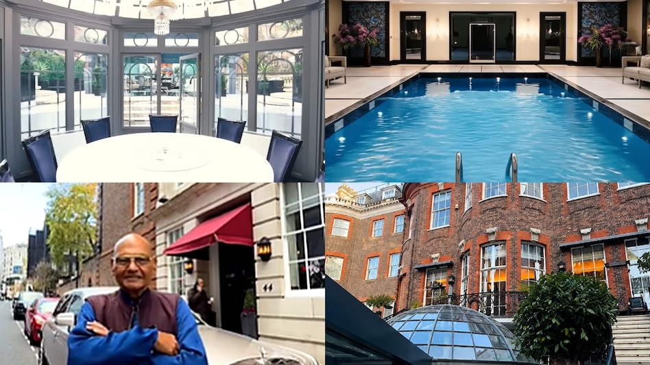 Anil Agarwal gives a tour of his London home. Anil Agarwal gives a tour of his London home.