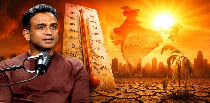 As India heats up, millions can't escape it, says Nithin Kamath (AI generated) As India heats up, millions can't escape it, says Nithin Kamath (AI generated)
