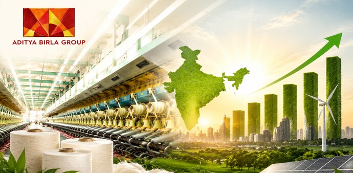 Grasim announces ₹3,094 crore investment in sustainable textile fibres (Pic: AI generated) Grasim announces ₹3,094 crore investment in sustainable textile fibres (Pic: AI generated)