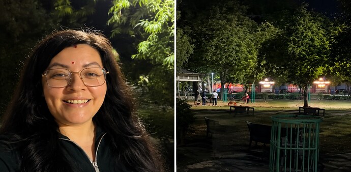 Curious about why the park was so busy at such a late hour, she asked her husband for an explanation. Curious about why the park was so busy at such a late hour, she asked her husband for an explanation.