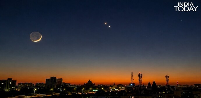 A conjunction occurs when two celestial bodies appear close together in the sky as seen from Earth. A conjunction occurs when two celestial bodies appear close together in the sky as seen from Earth.