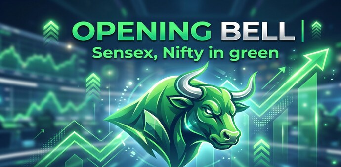 In the previous session on Monday, the Sensex slumped 719.08 points, or 0.97%, to settle at 73,524.26, while the Nifty plunged 243.70 points, or 1.04%, to close at 23,123. (Image: AI generated) In the previous session on Monday, the Sensex slumped 719.08 points, or 0.97%, to settle at 73,524.26, while the Nifty plunged 243.70 points, or 1.04%, to close at 23,123. (Image: AI generated)