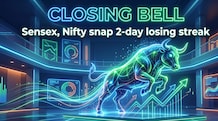 BT Closing Bell | Sensex, Nifty snap two-day losing run; IndiGo, SBI lead index gainers Among sectoral indices, the BSE Bankex advanced 2.18% to end at 62,264.81, while the BSE Auto index climbed 1.34% to settle at 57,325.45. (Image: AI generated)