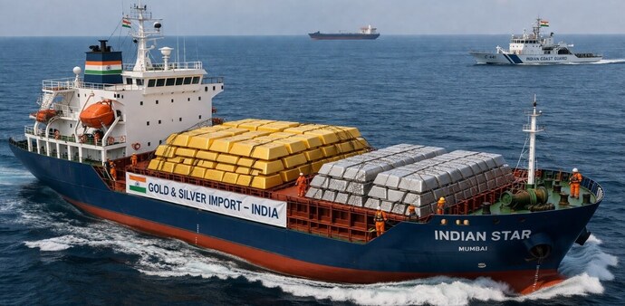 According to the Monthly Economic Review for May 2026, India imported gold and silver worth $84 billion in FY26, accounting for 10.8% of total merchandise imports. According to the Monthly Economic Review for May 2026, India imported gold and silver worth $84 billion in FY26, accounting for 10.8% of total merchandise imports.