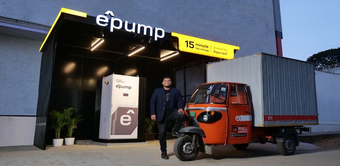 Exponent Energy founder and chief executive Arun Vinayak. Exponent Energy founder and chief executive Arun Vinayak.