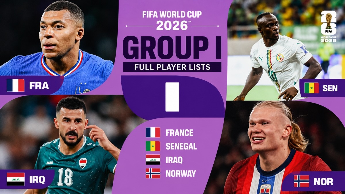 FIFA World Cup 2026 Group I: Full player lists for France, Senegal, Iraq & Norway