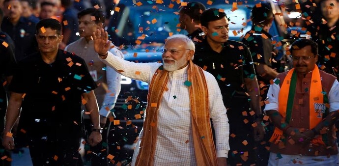 Modi became the first leader since 1962 to serve a third consecutive term as Prime Minister. Modi became the first leader since 1962 to serve a third consecutive term as Prime Minister.