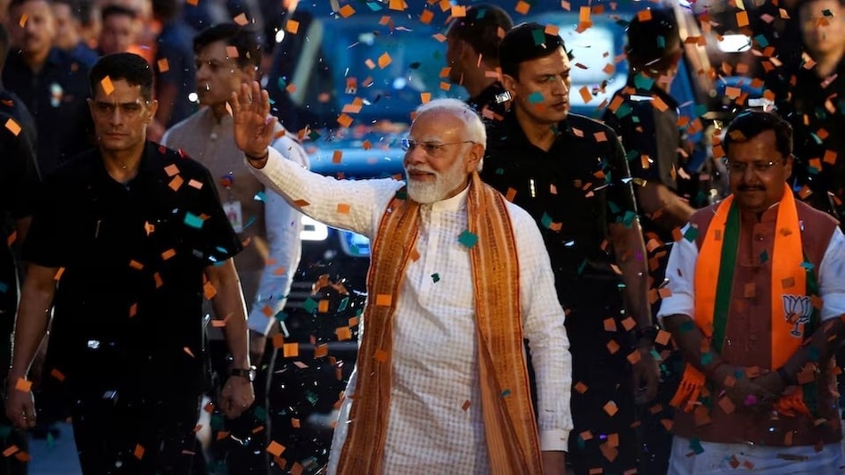 Modi became the first leader since 1962 to serve a third consecutive term as Prime Minister. Modi became the first leader since 1962 to serve a third consecutive term as Prime Minister.