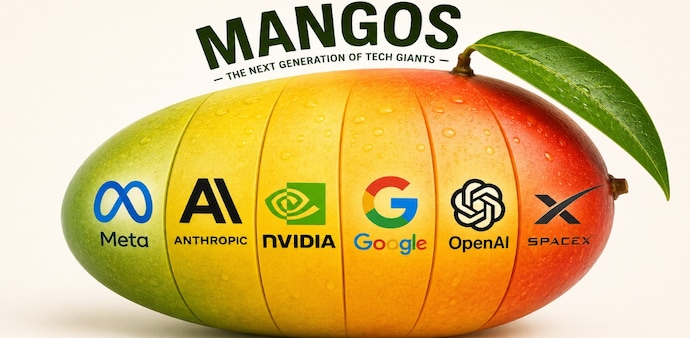 MANGOS is the newly proposed acronym for big tech companies like Meta, Anthropic, Nvidia, Google, OpenAI, and SpaceX. MANGOS is the newly proposed acronym for big tech companies like Meta, Anthropic, Nvidia, Google, OpenAI, and SpaceX.
