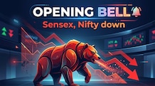 BT Opening Bell | Sensex falls 464 pts, Nifty below 23,100; HCL Tech, Infosys down 2% In the previous session on Wednesday, the Sensex gained 64.42 points, or 0.09%, to settle at 73,983.18, while the Nifty edged down 27.15 points, or 0.12%, to close at 23,214.95. (Image: AI generated)