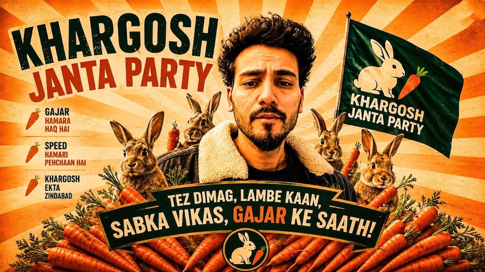elvish yadav announces Khargosh Janta Party elvish yadav announces Khargosh Janta Party