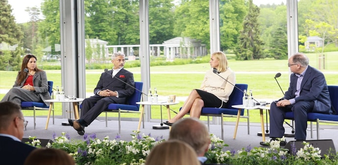 External Affairs Minister S Jaishankar during the 14th edition of the Kultaranta Talks External Affairs Minister S Jaishankar during the 14th edition of the Kultaranta Talks