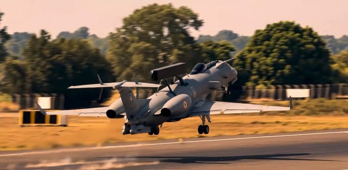 Airborne early warning aircraft provide a decisive advantage in modern warfare because they extend the radar horizon beyond what is possible from the ground. Airborne early warning aircraft provide a decisive advantage in modern warfare because they extend the radar horizon beyond what is possible from the ground.