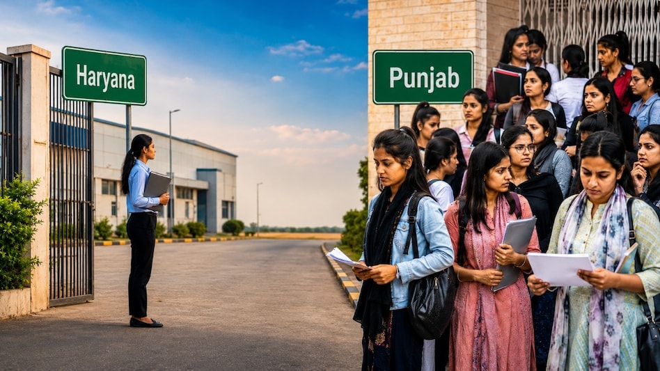 Young women missing from workforce in Haryana; Punjab struggles to create jobs (AI generated) Young women missing from workforce in Haryana; Punjab struggles to create jobs (AI generated)